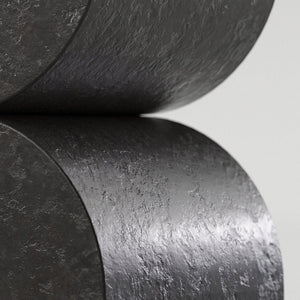 BLACK MARBLE SIDE TABLE