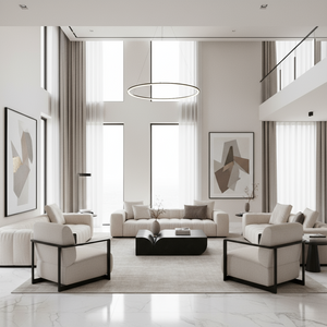 BLACK MARBLE COFFEE TABLE