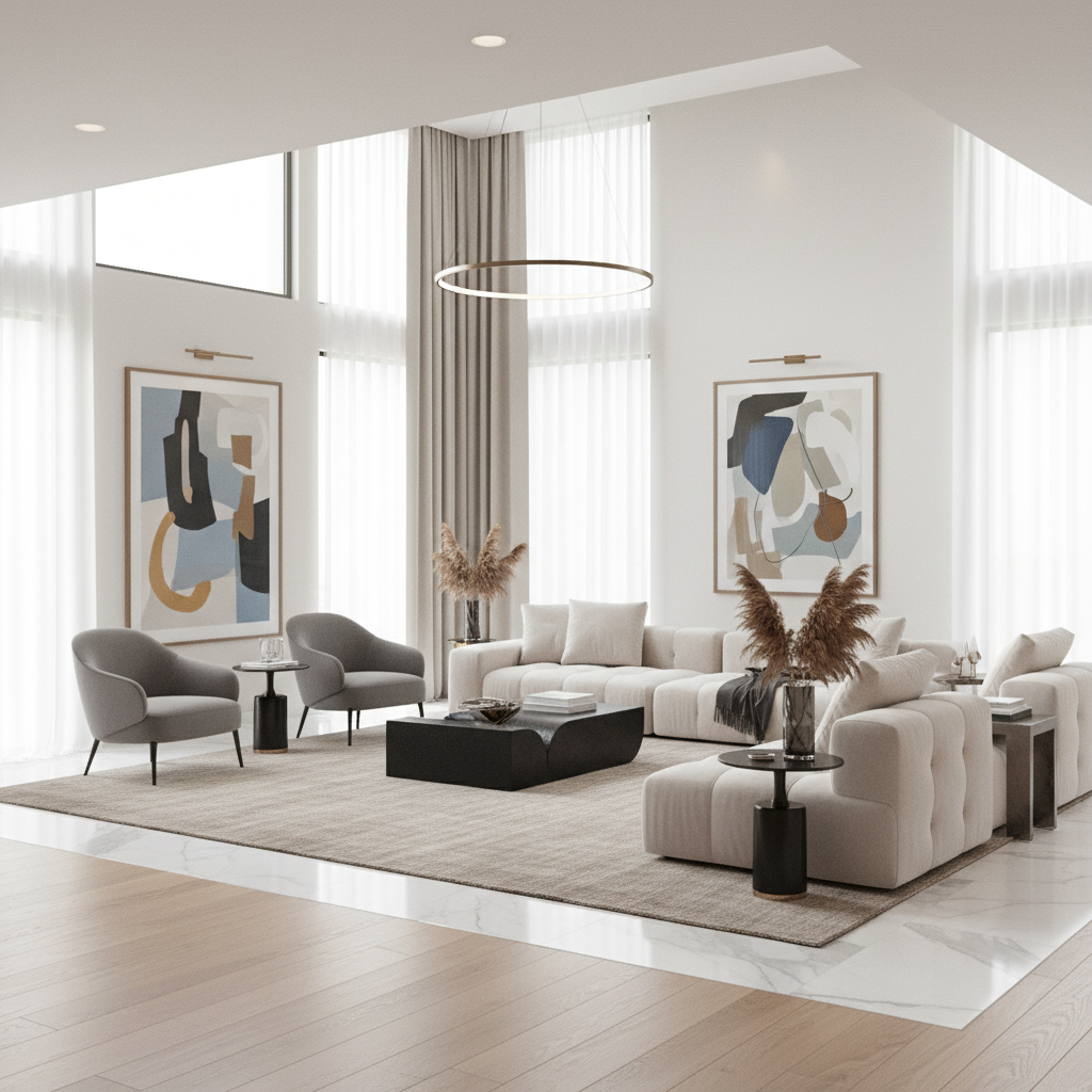 BLACK MARBLE COFFEE TABLE