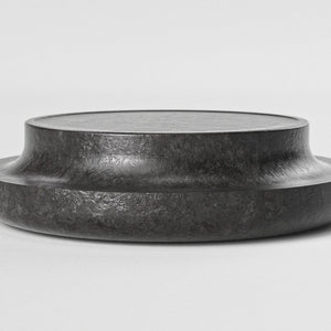 ROUND BLACK MARBLE COFFEE TABLE