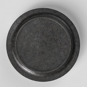 ROUND BLACK MARBLE COFFEE TABLE