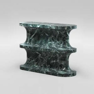 GREEN TRIVIA CONSOLE TABLE