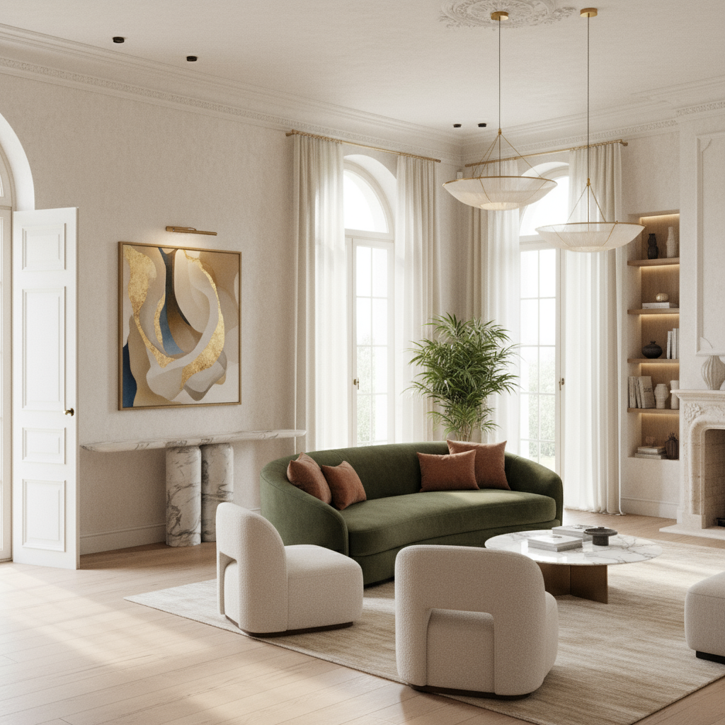 STATUARIO 2 PILLAR CONSOLE TABLE