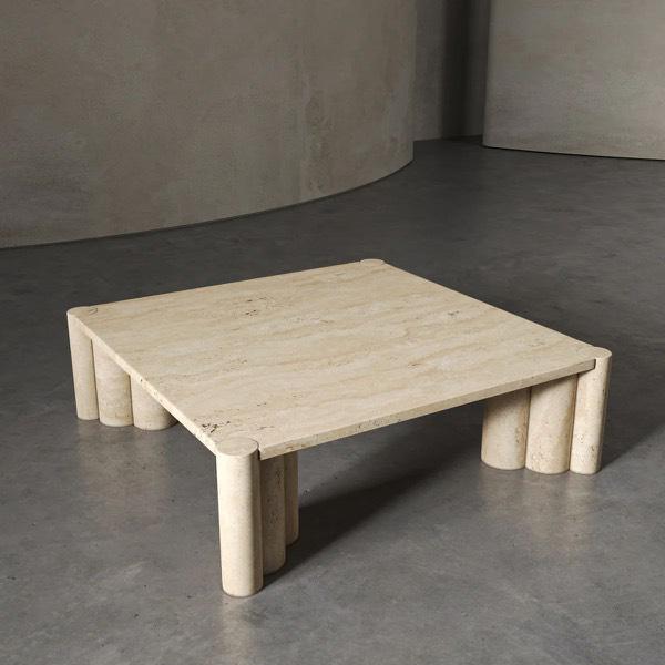 Travertine 4 Scrum Coffee Table