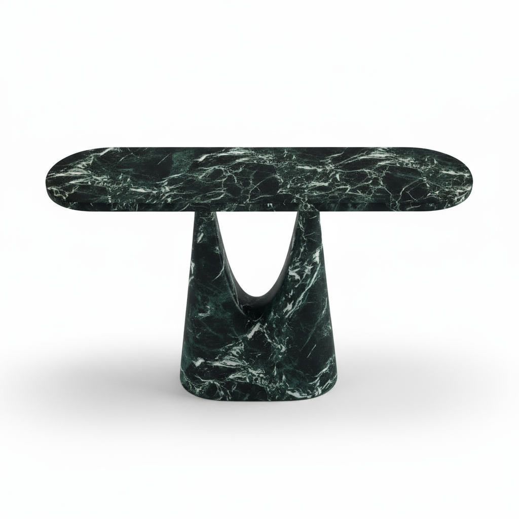 Emerald Green Console Table