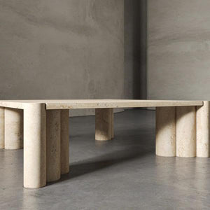 Travertine 4 Scrum Coffee Table
