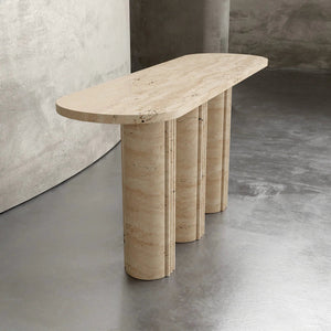 3 PILLER 3 FLUTES CONSOLE TABLE